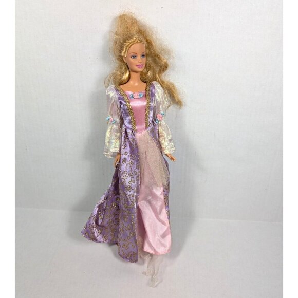 Vintage Rapunzel Barbie Doll Growing Hair Works Incomplete 55532 TANGLED - Picture 1 of 8